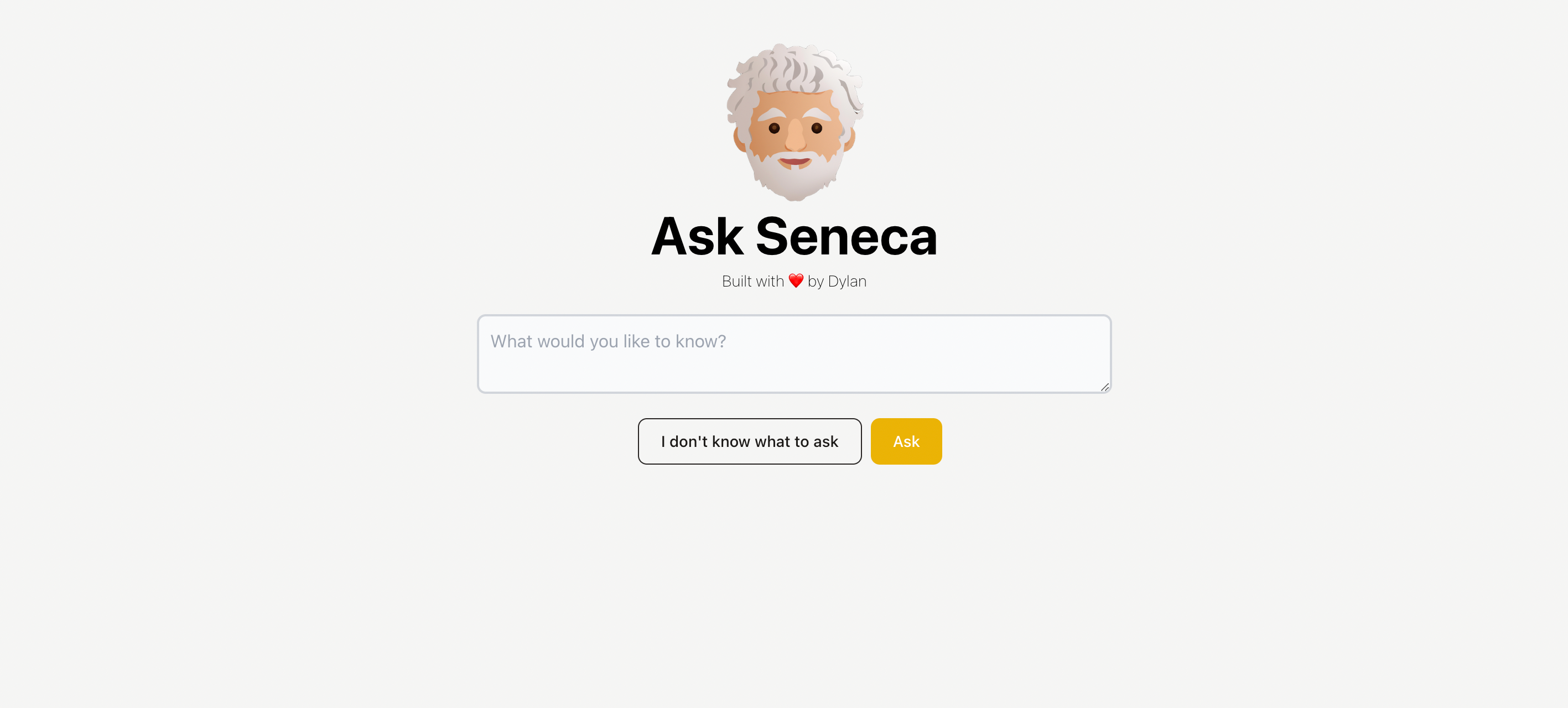 Ask Seneca