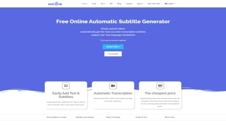 EasySub - AI Subtitle Generator