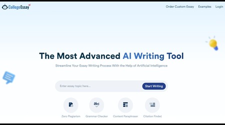 CollegeEssay.org's AI Essay Writer Tool