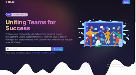 Tulsk - AI-powered project management tool