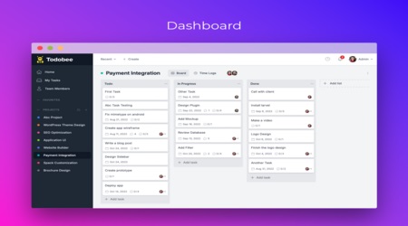 Beautiful AI-Powered Project Management App