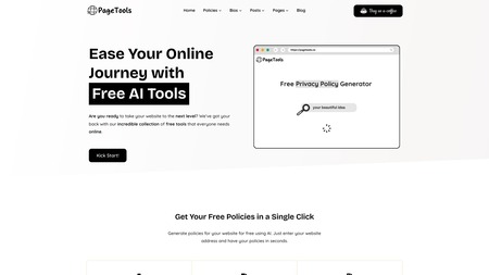 PageTools - Free AI Tools to Simplify Your Online Setup