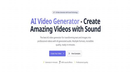 Plexigen AI - AI Video Generator with Sound & Effects