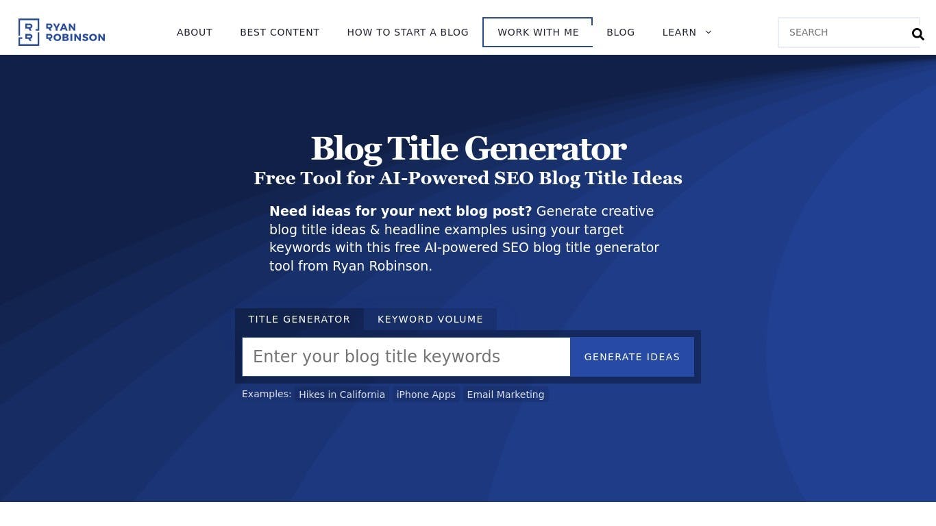 RR-Blog Title Generator - AI Tool Details, Price And Alternatives | AItach