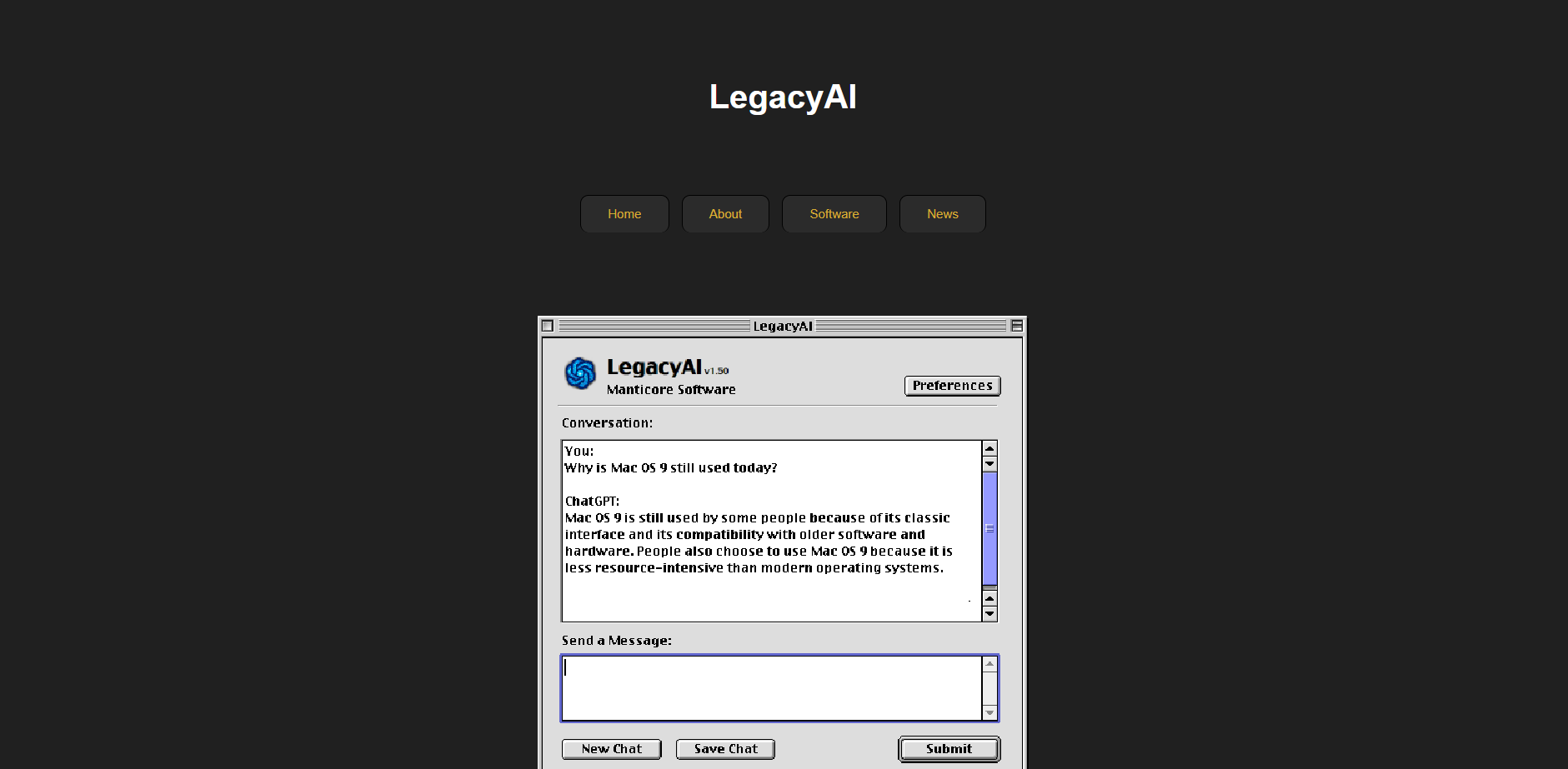 Legacy AI