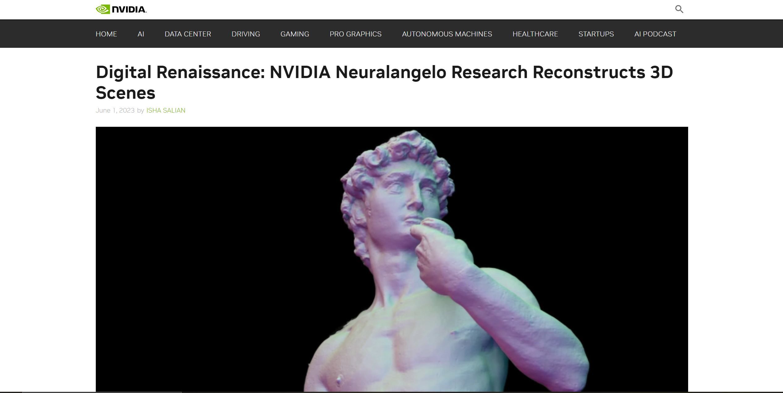 Neuralangelo by NVIDIA