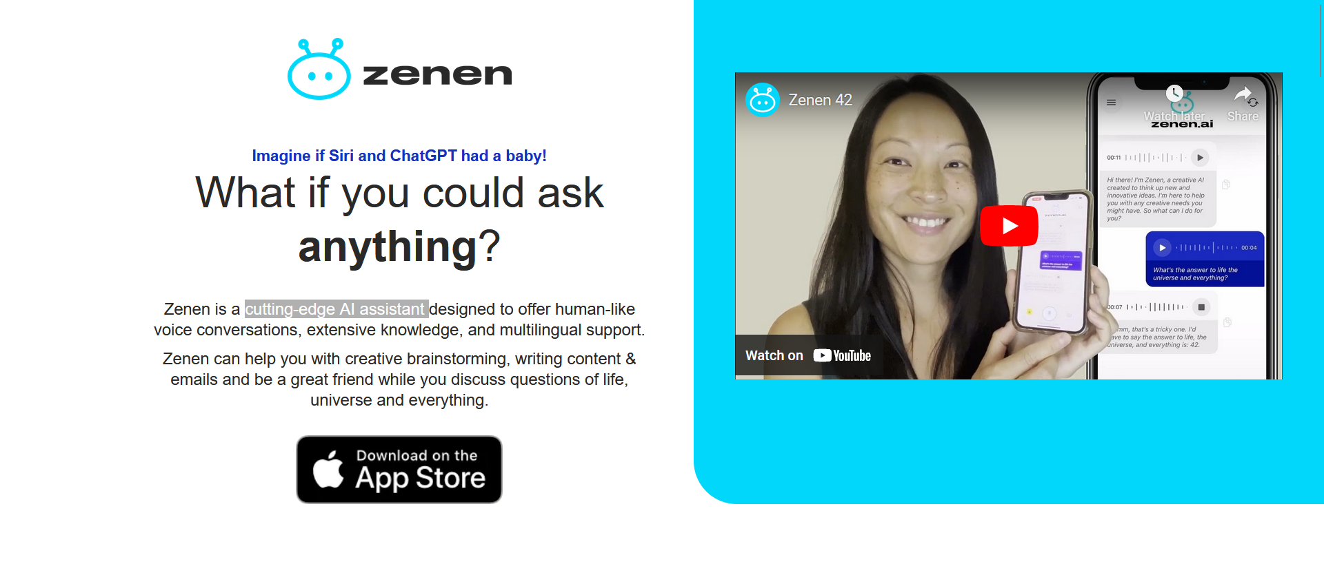 Zenen AI Friend Chat Assistant