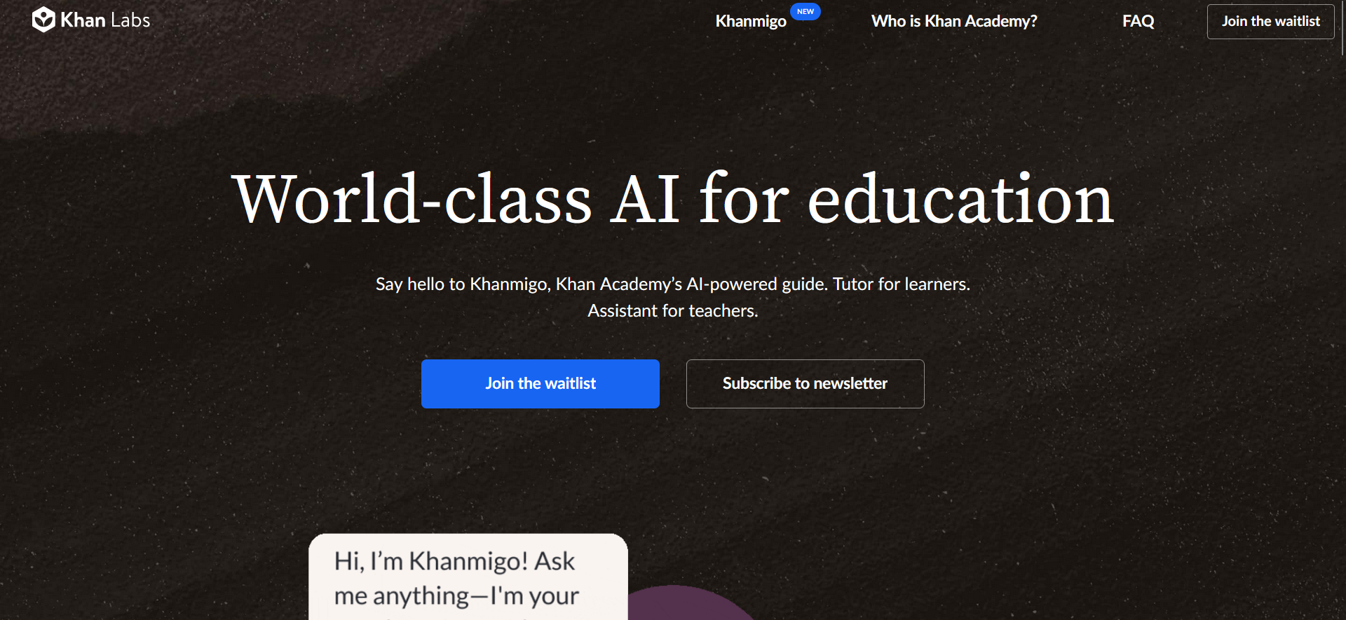 Khan Academy Khanmigo