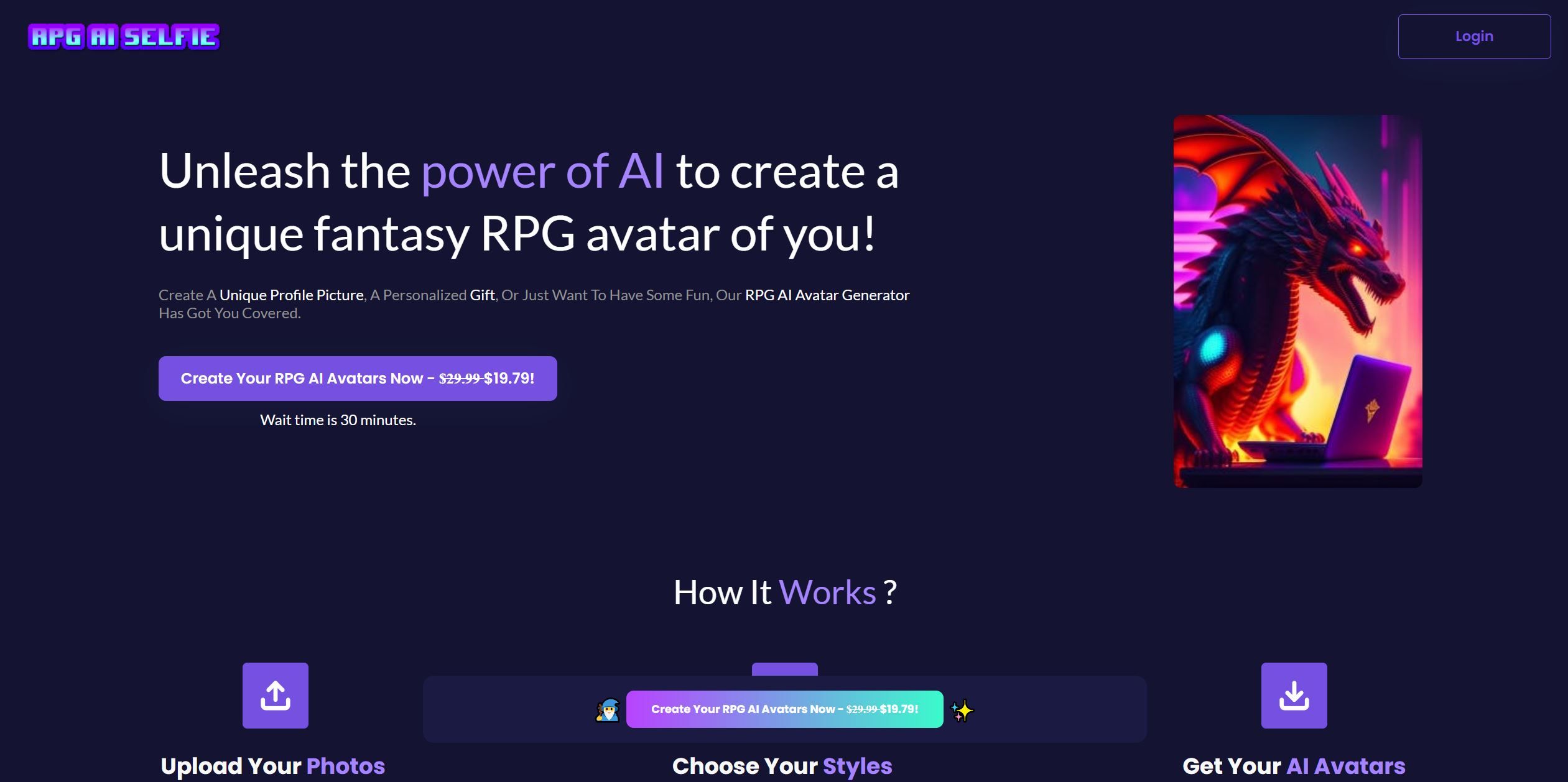 RPG AI Selfie Generator